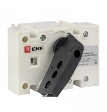 Рубильник-выключатель 63A 3P c рукояткой управления для прямой установки PowerSwitch  psds-63-3  EKF