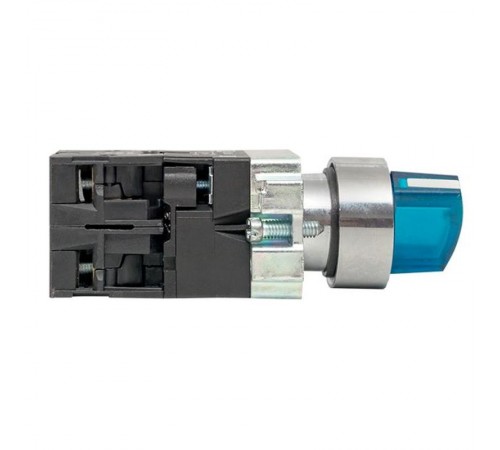 Переключатель BD21 2P c синей подстветкой 24В NO PROxima  xb2-bk21-b-24  EKF