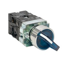 Переключатель BD21 2P c синей подстветкой 24В NO PROxima  xb2-bk21-b-24  EKF