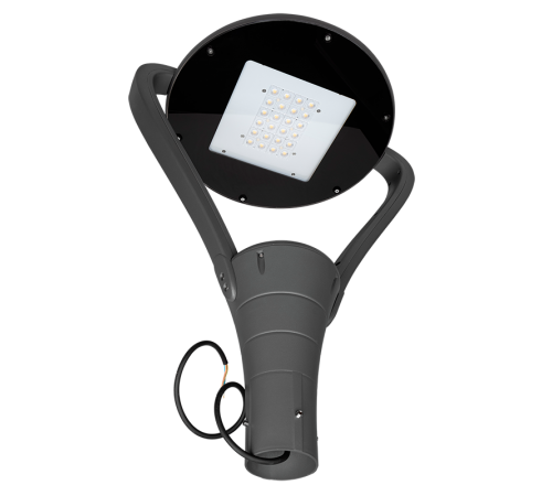 Светильник светодиодный садово-парковый венчающий  PGL 02 60w 5000K IP65 GR AC100-270 (парковый) (5лет гар.)  .5023697  Jazzway