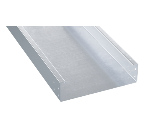 Лоток неперфорированный  80x300х3000, 0,8 мм, INOX304  INL830C  DKC