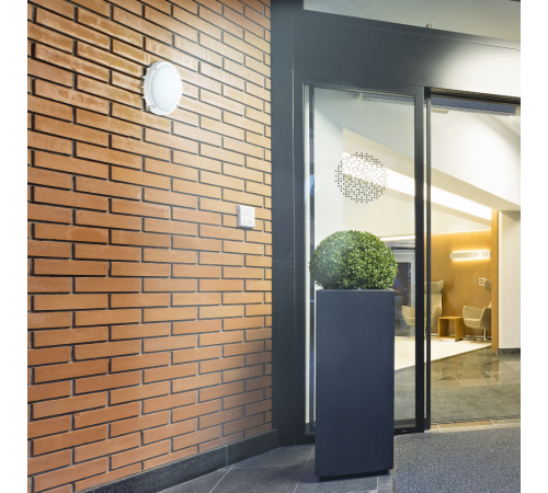 Светильник светодиодный пылевлагозащищенный для ЖКХ IP65 D168*77 12W IK10 1150lm 4000K SOLID антивандальный круглый 1/12  874518212  Gauss