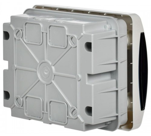  Корпус пластиковый встраиваемый на 6 модулей ЩРВ-П-6 IP41 черная прозрачная дверь UNION Compact  UIC-KP12-V-06-41-K01  IEK