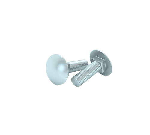 Болт с полукруглой головкой и квадратным подголовком М8х70 мм DIN 603 (упак. 30 шт)  BTG8-70  КМ - профиль