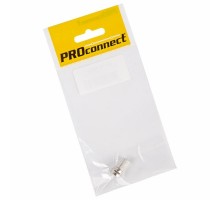 Разъем антенный на кабель, штекер F для кабеля RG-6, (1шт.) (пакет) PROconnect  05-4003-6-7  PROconnect