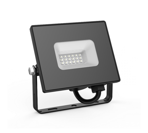 Прожектор светодиодный Elementary 10W 650lm зеленого свечения 175-265V IP65 черный LED 1/20  613100610  Gauss