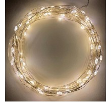 Гирлянда светодиодная  Нить 10 м теплый свет ENIN -10NW   220V (100/1800)  Б0047964  ЭРА