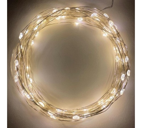 Гирлянда светодиодная  Нить 10 м теплый свет ENIN -10NW   220V (100/1800)  Б0047964  ЭРА