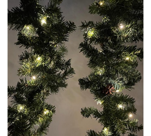 Гирлянда светодиодная  Нить 10 м теплый свет ENIN -10NW   220V (100/1800)  Б0047964  ЭРА