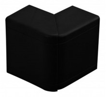 Угол внешний для РКК-100х60 и 100х40 разводной (черный)  УВШ-100х60-Ч  Рувинил