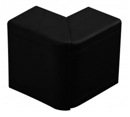 Угол внешний для РКК-100х60 и 100х40 разводной (черный)  УВШ-100х60-Ч  Рувинил