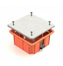 Коробка распаячная для скрытого монтажа в полых стенах 92х92х45мм (с пластиковыми зажимами)  8820008  CHINT