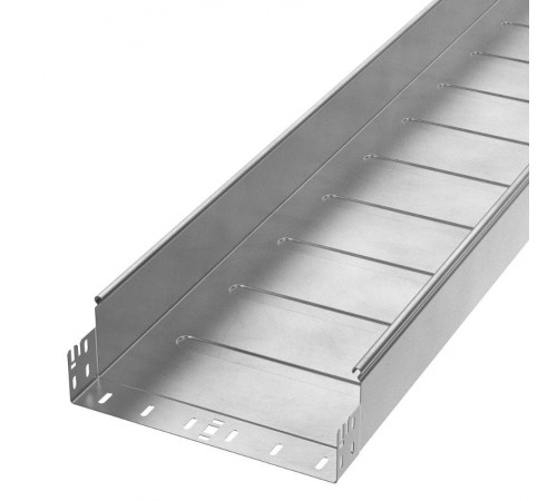 Лоток неперфорированный Профи INOX (AISI 304) 300х100x6000 (1,0 мм) (12 м/уп)  PR16.14024  Промрукав