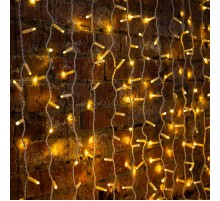 Гирлянда светодиодная Дождь 2х6 м, постоянное свечение, белый провод, 230 В, диоды ТЕПЛЫЙ БЕЛЫЙ  235-296  NEON-NIGHT