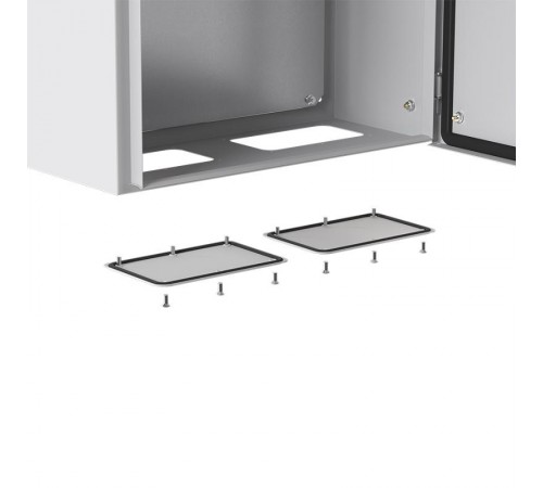 Щит с монтажной панелью ЩМПг- 65.50.22 каб фланец IP65 PROxima mb65-655022-m  EKF