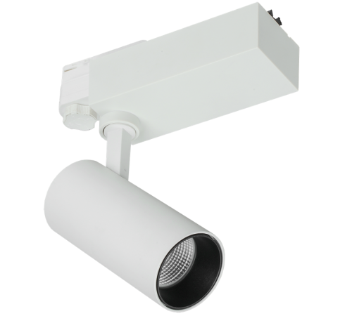 Светильник светодиодный трековый трёхфазный STR-30-99-40K-W20 регулируемый луч 4000K белый  Б0049784  ЭРА