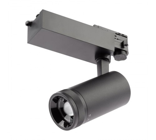 Светильник светодиодный трековый трёхфазный STR-30-99-40K-B20 регулируемый луч 4000K черный  Б0049790  ЭРА