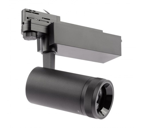 Светильник светодиодный трековый трёхфазный STR-30-99-40K-B20 регулируемый луч 4000K черный  Б0049790  ЭРА