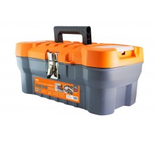 Ящик для инструментов ТЕХНИК-16, 41х21х18 см, метал. замки, лоток, два органайзера, "Рубин"  SQ1032-0201  TDM