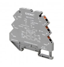 Преобразователь сигнала DSI, 6,2 мм 1 вход 0...20 мА, 1 выход 0...20 мА  DSI-S-A3113  DKC