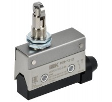 Микровыключатель концевой МП-7312 верт. толк. с наж. рол. рез. IP40  KKV12-7312-2-64  IEK