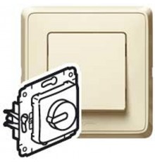 Cariva Сл. кость Светорегулятор поворотный 300W для л/н (вкл поворотом)  773717  Legrand