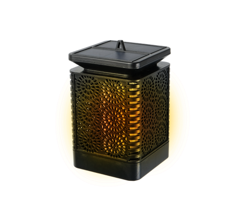 Светильник садовый на солнечной батарее SLR-S09 арабеска, эффект факела,  .5036574  ФАZА