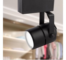 Светильник трековый под лампу TR11-GU10 BK MR16 черный  Б0044270  ЭРА
