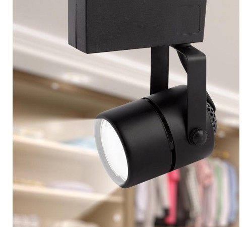 Светильник трековый под лампу TR11-GU10 BK MR16 черный  Б0044270  ЭРА