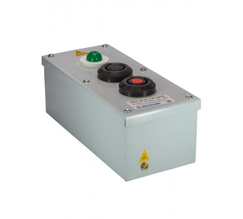 ПКУ-15-21.131-54У2 (1*СКЛ11 зеленая, 220В + 1*ВК30-10-11110-54(1з+1р) черная + 1*ВК30-10-11110-54(1з+1р)), пост управления  ET054782  Электротехник