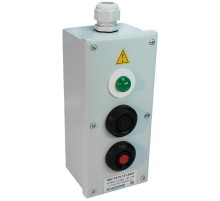 ПКУ-15-21.131-54У2 (1*СКЛ11 зеленая, 220В + 1*ВК30-10-11110-54(1з+1р) черная + 1*ВК30-10-11110-54(1з+1р)), пост управления  ET054782  Электротехник