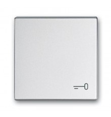 Клавиша для механизма 1-клавишного выключателя, c символом ""КЛЮЧ Future/Axcent/Carat/Династия, серебр. алюм."  2CKA001751A3198  ABB