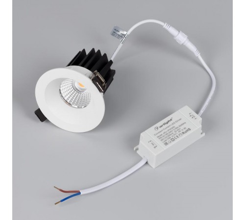 Светильник MS-ATOLL-BUILT-R86-10W Day4000 (WH, 60 deg, 230V) (Arlight, IP54 Металл, 5 лет)  044594  Arlight