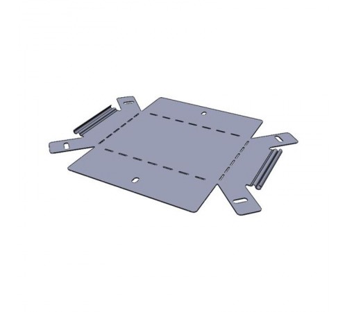 Угол 45 град. вертикальный внутренний 50x50 мм (плоский)  vi455050-FL  EKF