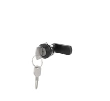 Поворотный замок под плоский ключ для цельного навесного шкафа из фибергласа, с 2 ключами  CN5GLK  DKC