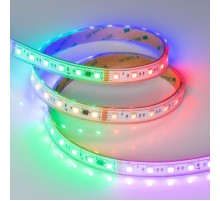 Светодиодная лента герметичная DMX-PS-B60-15mm 24V RGB-PX6 (15W/m, IP67, 5060, 5m) (Arlight, бегущий огонь)  037090  Arlight