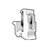 Fixocap под винты M5 для реек EN 60715 ассиметричных - чёрный  036459  Legrand