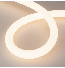 Светодиодная лента герметичная MOONLIGHT-SIDE-A336-D40mm 24V Warm3000 360deg (15 W/m, IP65, 2835, 5m, wire x1) (Arlight, Вывод кабеля боковой)  03931