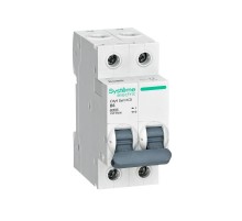 Выключатель автоматический двухполюсный 6A B 6kA City9  C9F16206 Systeme Electric