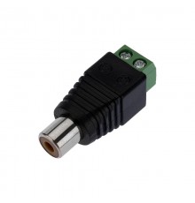Разъем гнездо RCA с клеммной колодкой (блистер)  14-0414  REXANT