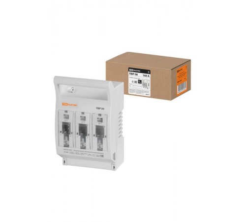 Предохранитель-выключатель-разъединитель ПВР 00, 3П, 160 А  SQ0726-0201  TDM