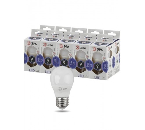 Лампа светодиодная LED P45-9W-860-E27  Б0031412  ЭРА