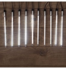Гирлянда Тающие сосульки 24 В, комплект 10 шт. х 30 см, шаг 100 см, 420 LED, белый, соединяются  256-425  NEON-NIGHT