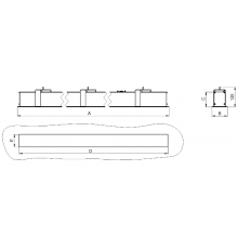 Светильник LINER 60/R (600) 13W OPL 940 WH  1474005840  Световые технологии