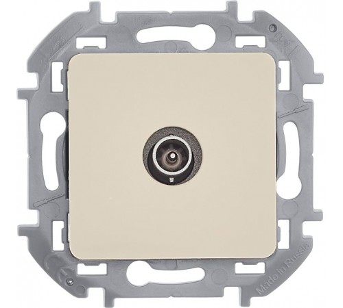 Inspiria Слоновая кость Розетка телевизионная TV оконечная С/У 10 дБ 5-862 мГц без рамки  673871  Legrand