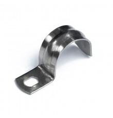 Скоба металлическая однолапковая СМО(INOX) d16-17 мм (20 шт/уп)  PR08.20780  Промрукав