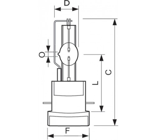 Лампа архитектурная/сценическая MSR Gold 700/2 FastFit 1CT/8  928106205114  PHILIPS