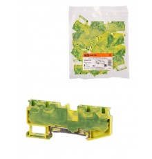 Зажим клеммный безвинтовой ЗКБ PEN быстрого зажима 4 вывода 2,5 мм2 (Ph-C PT 2,5-Q-PE)  SQ0822-0165  TDM