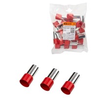 Наконечник-гильза Е120-27 120мм2 с изолированным фланцем (20шт)  SQ0512-0031  TDM