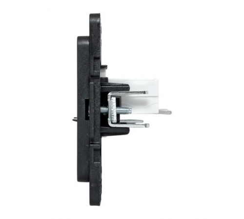 Стокгольм Механизм Розетки RJ-45 2-местной черный  EZK02-035-10  EKF